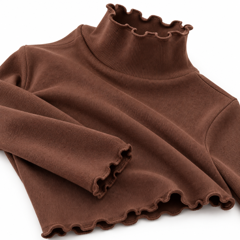 Col roulé dentelle chaud
