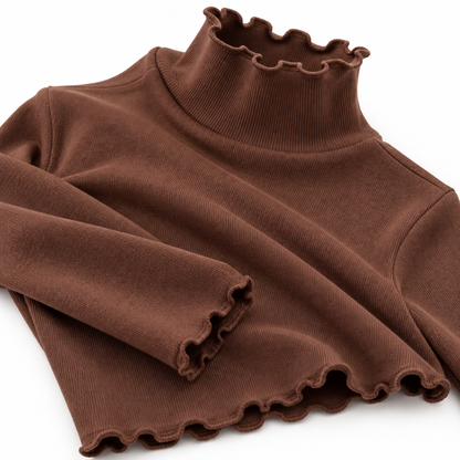 Col roulé dentelle chaud