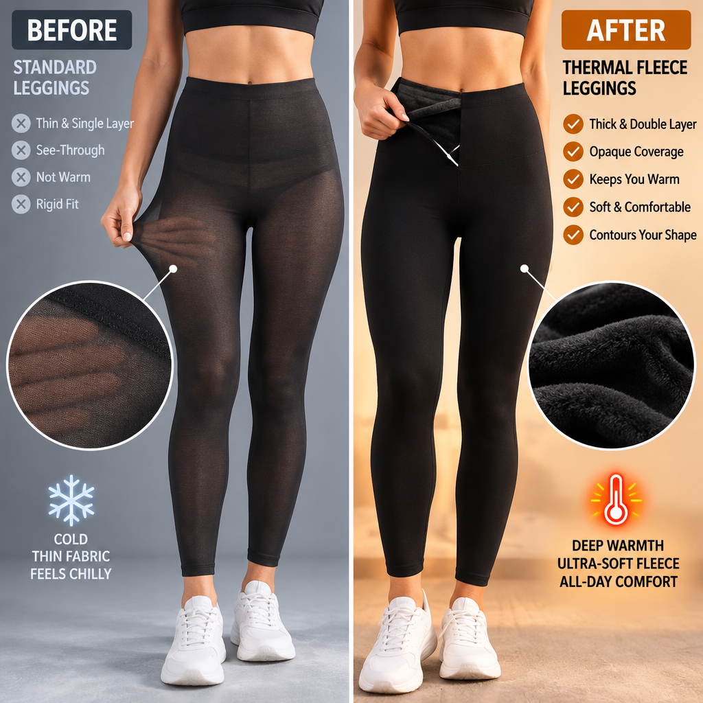 Legging Thermique Taille Haute
